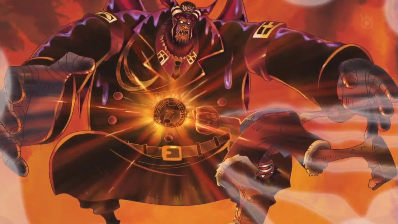 One Piece Ruffy Vs Magellan