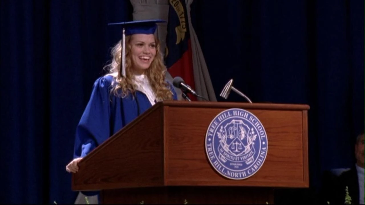 Haley s graduation speech one tree hill image
