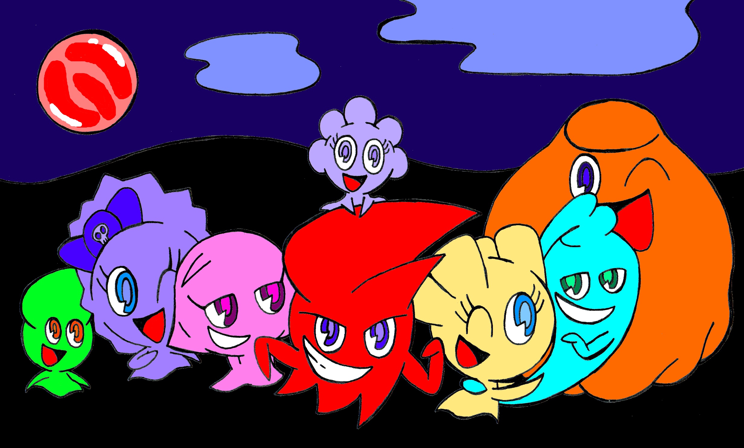 pac man pinky ghost fanart pac man pinky ghost fanart