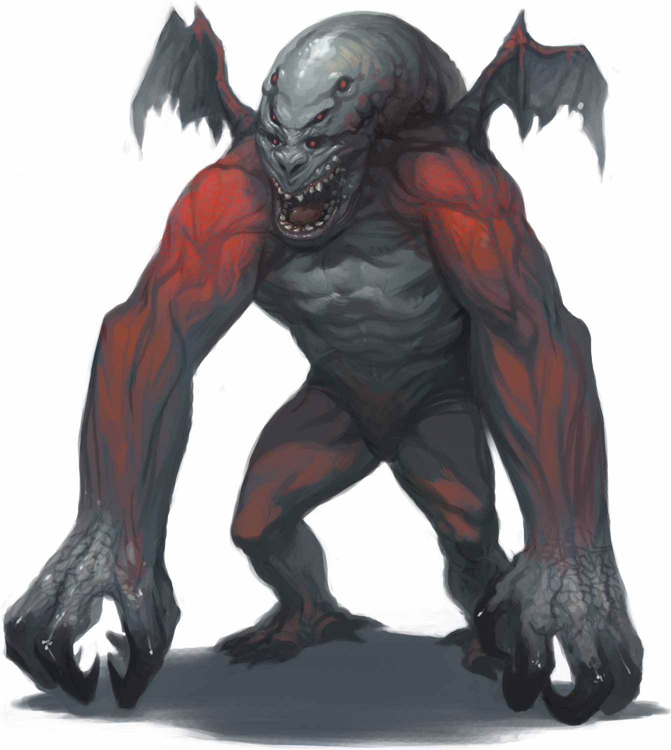 77260 Ape Demon, as a Red Reaver from Pathfinder - by OneBoot - Show