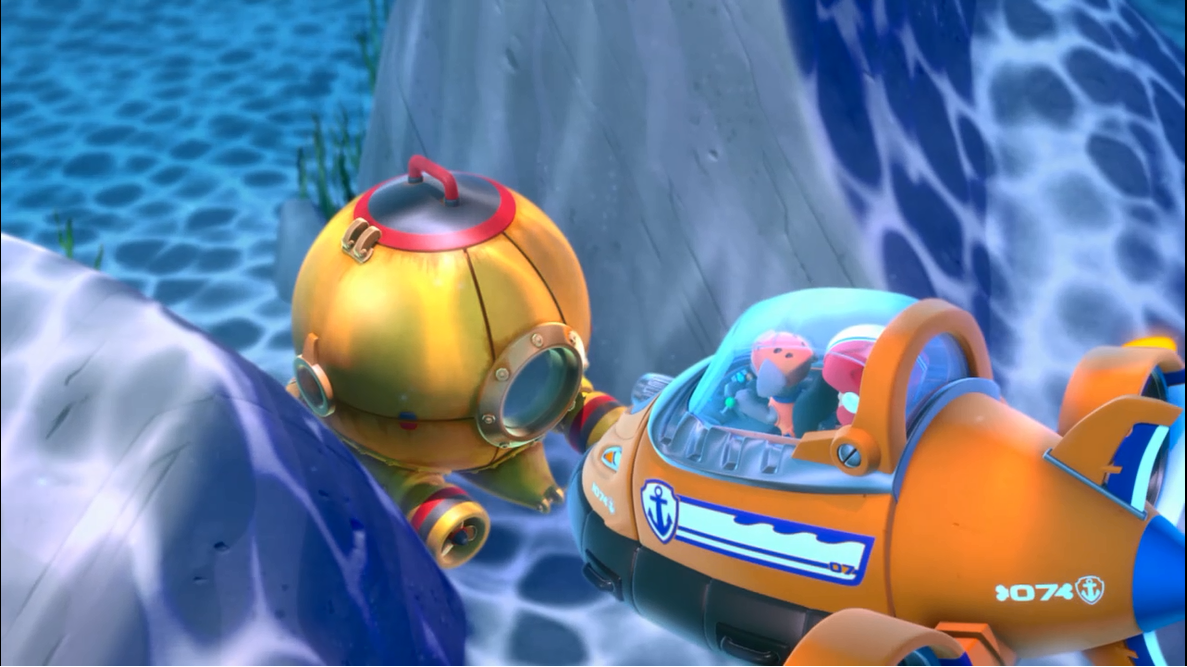 paw patrol diving bell action and adventure bath set