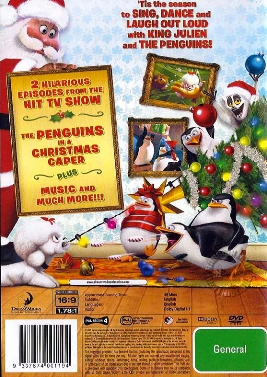 Image - Xmas-Dvd-BACK.jpg | Madagascar Wiki | FANDOM powered by Wikia