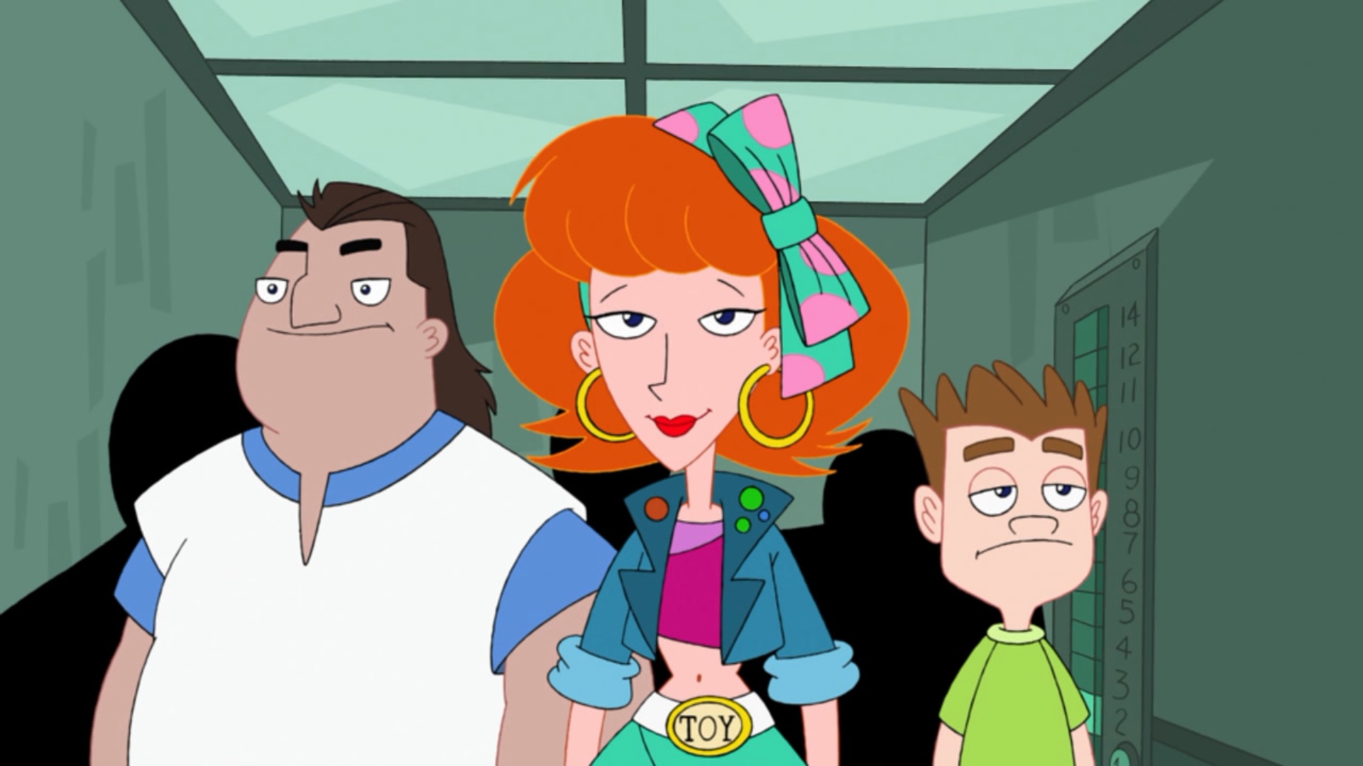 Image Lindana in the elevator.jpg Phineas and Ferb Wiki Fandom powered by Wikia