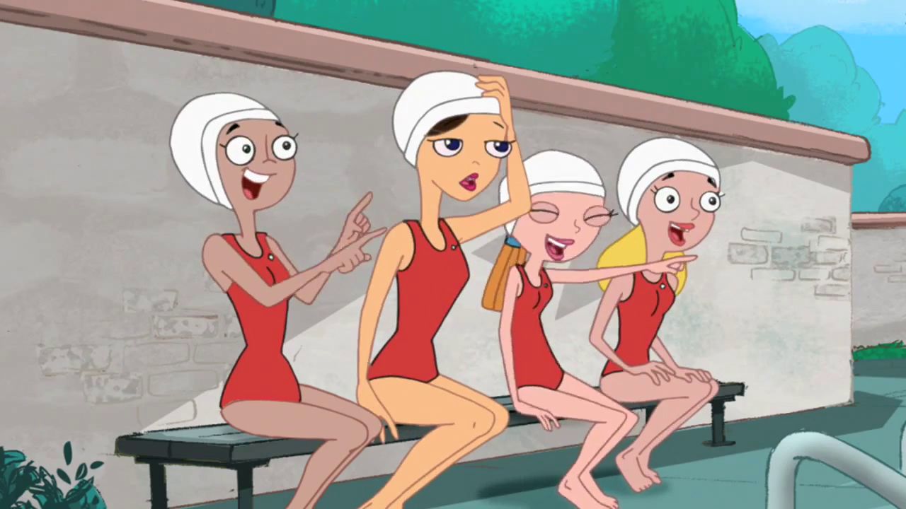 Danville High Swim Team, Phineas and <b>Ferb</b>. 