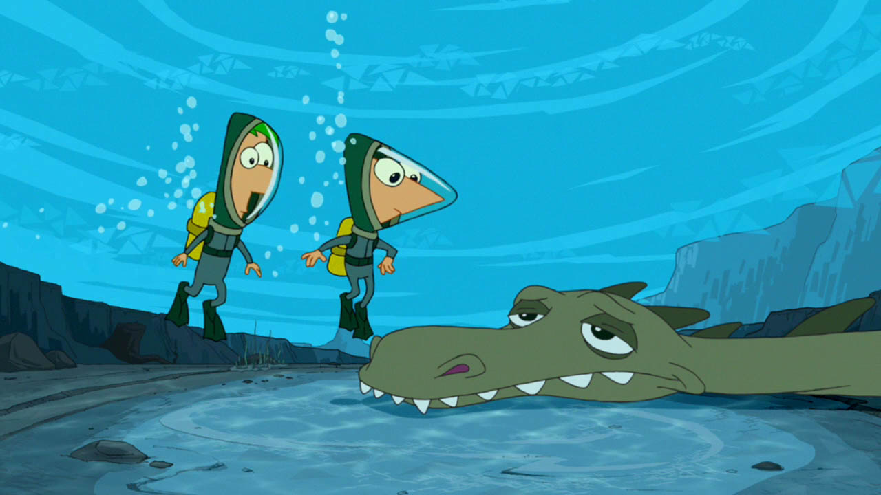 Resultado de imagen para phineas y ferb gif nessie