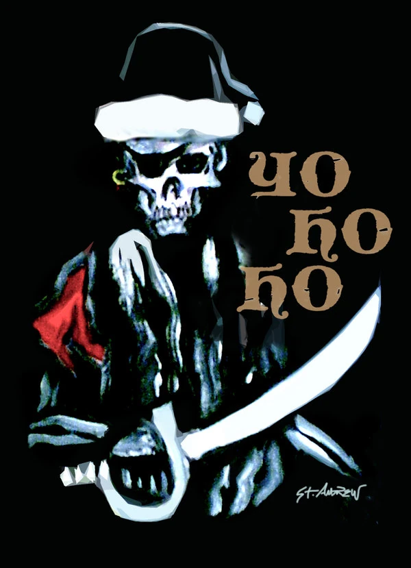 Image - Pirate Santa Claus by orderofstandrew.jpg | Anything Pirates ...