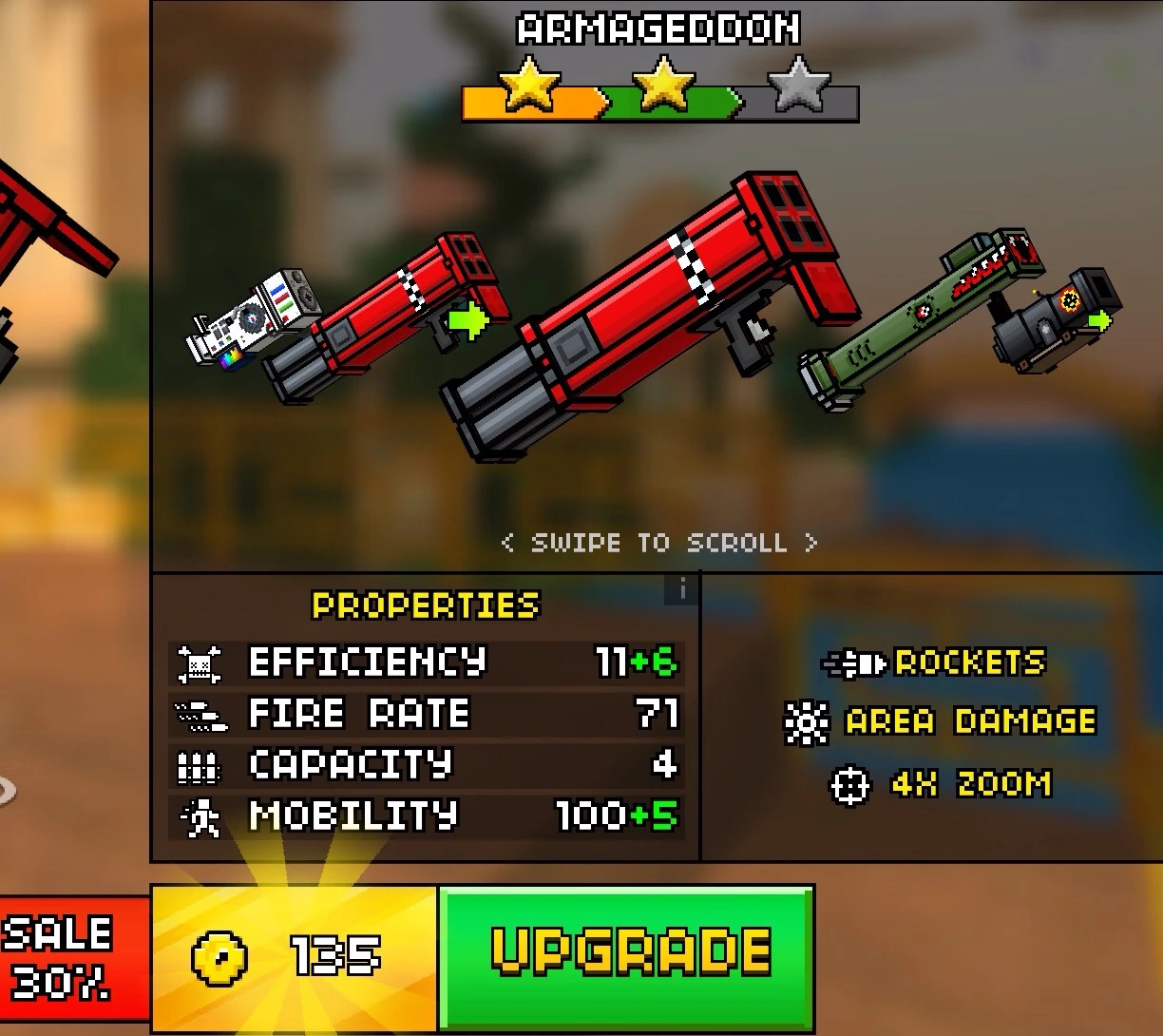 Armageddon Up1 (PG3D) Pixel Gun Wiki Fandom powered by Wikia