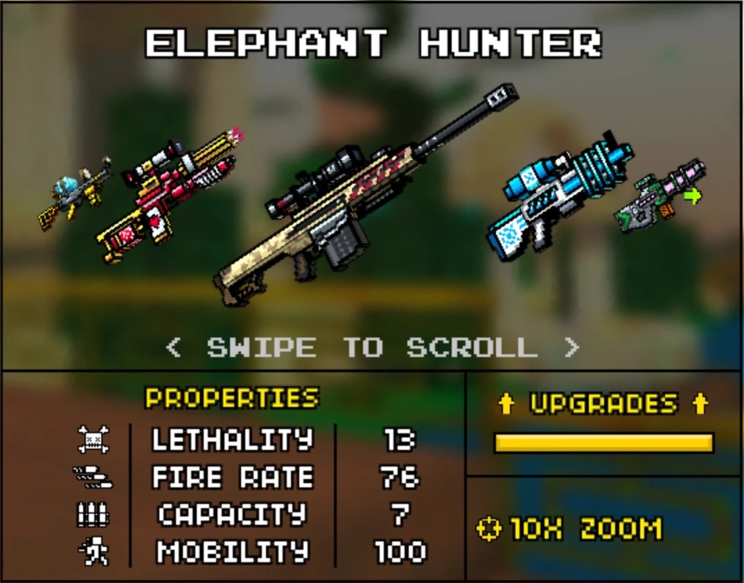 Elephant Hunter (PG3D) Pixel Gun Wiki Fandom powered by Wikia