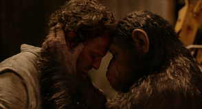 Malcolm and Caesar say their goodbyes