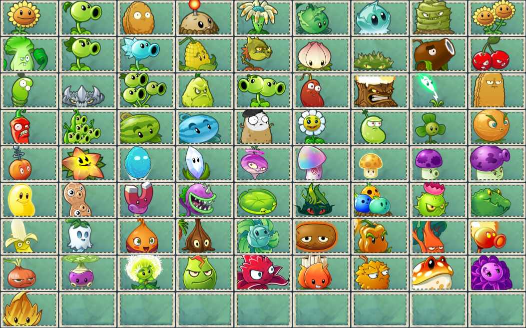 plants vs zombies all plants plants vs zombies all plants