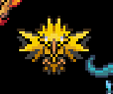 Zapdos with birds