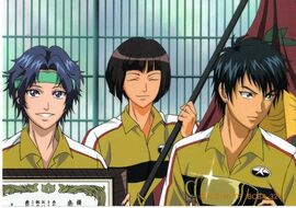 Rikkai 's Three demons after winning the Nationals for the first time