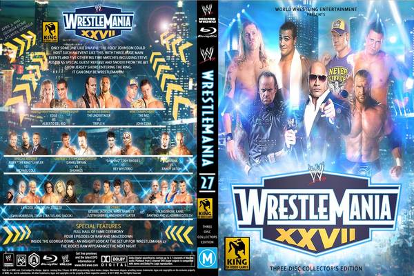 Image result for wrestlemania 2011 poster