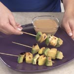 BBQ Mango & Avocado Skewers