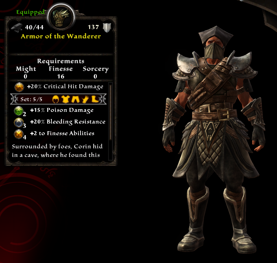 Wanderer Armor Set Amalur Wiki FANDOM powered by Wikia