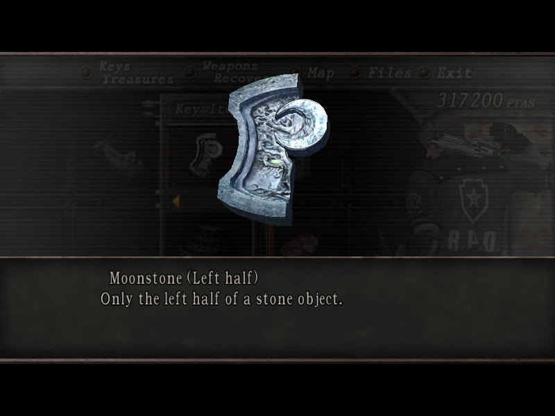 Moonstone (Left half) Resident Evil Wiki Fandom powered by Wikia