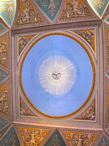 File:2011 Ambrogio, sacristy ceiling.jpg