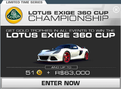 Series Lotus Exige 360 Cup Championship