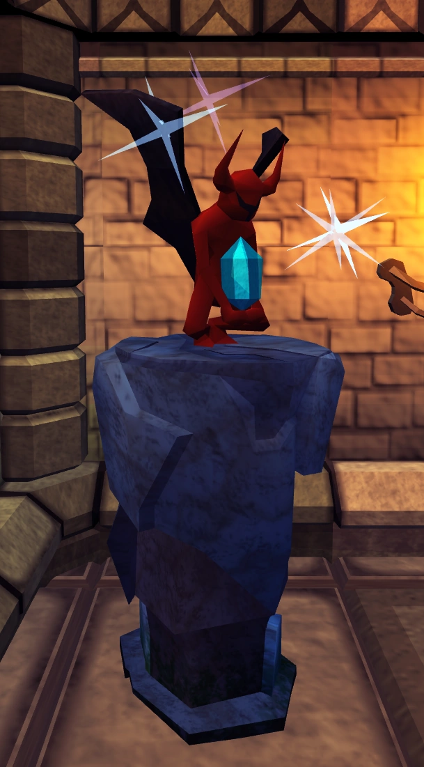 Jade demon statuette RuneScape Wiki FANDOM powered by Wikia