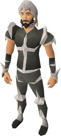 Skeletal armour equipped