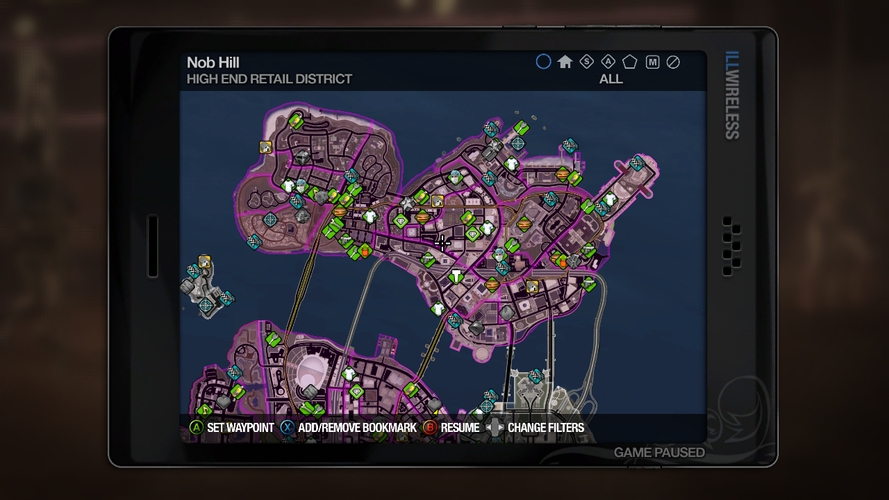 u on saints row 2 map