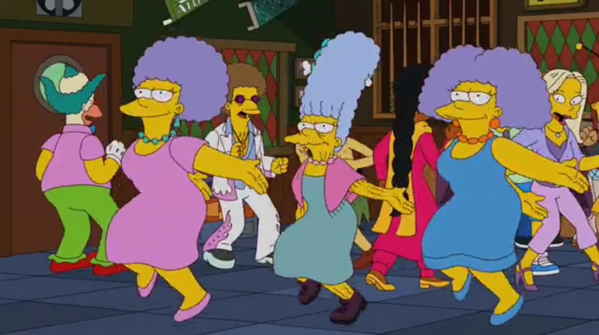Image Jacqueline dancing.jpeg Simpsons Wiki Fandom powered by Wikia
