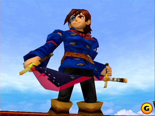 skies of arcadia vyse statue