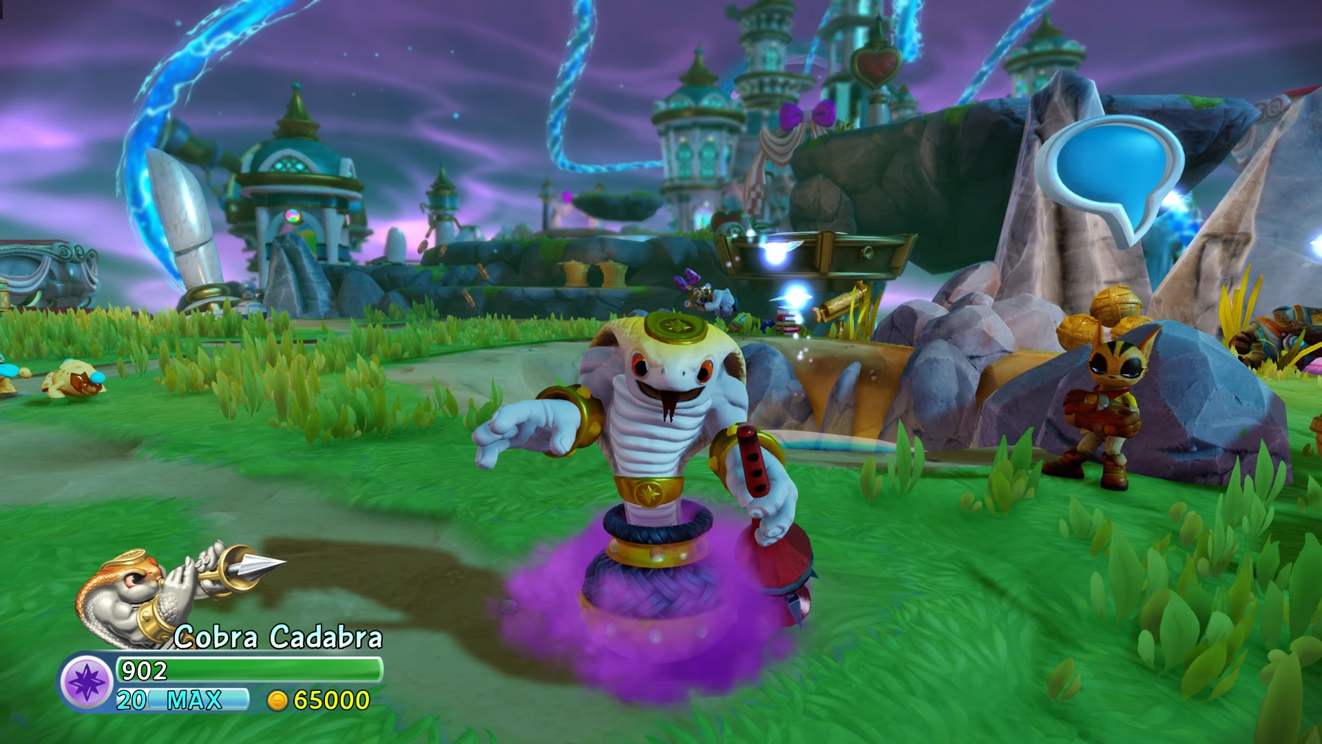skylanders trap team character list