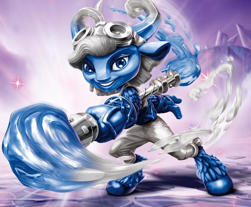Departments Power Blue Splat is the Power Blue counterpart of Splat in Skylanders: SuperChargers. See also Splat, Power Blues, Power Blue Splatter SplasherWorld: Skylands.