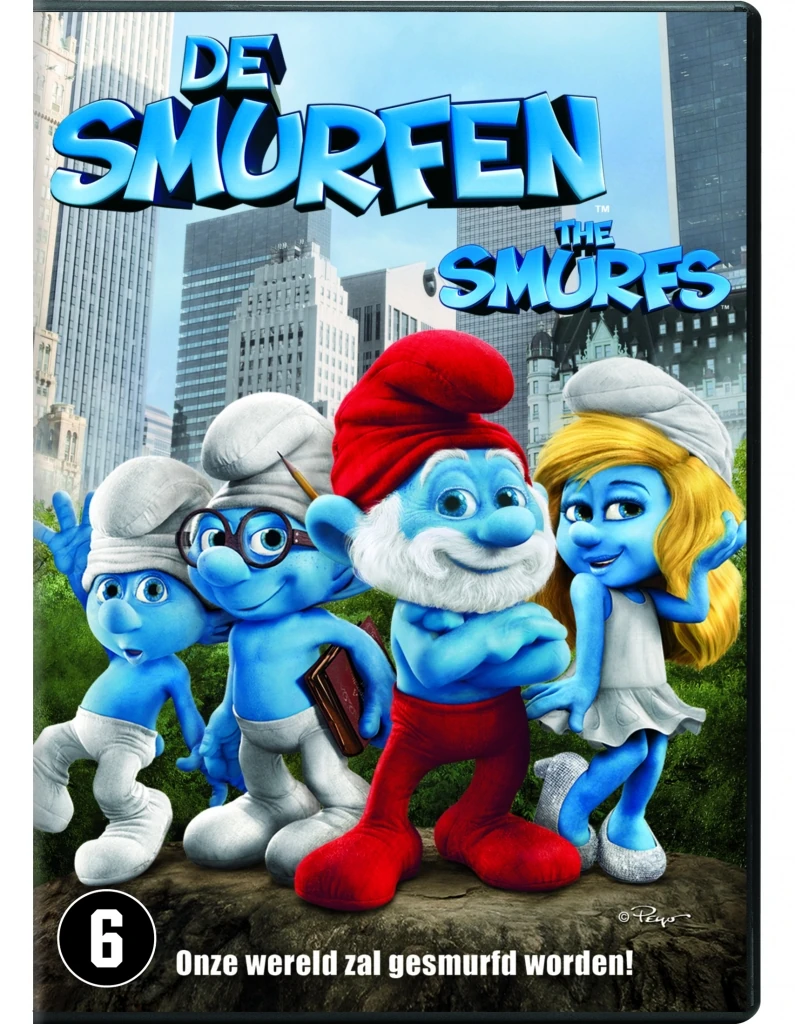 Giochi Preziosi De Smurfen – Smurf met viervoeters, 5,5 cm en zijn smurf met oranje dak, oplaadbaar mechanisme en verrassingseffect, voor kinderen vanaf 3 jaar