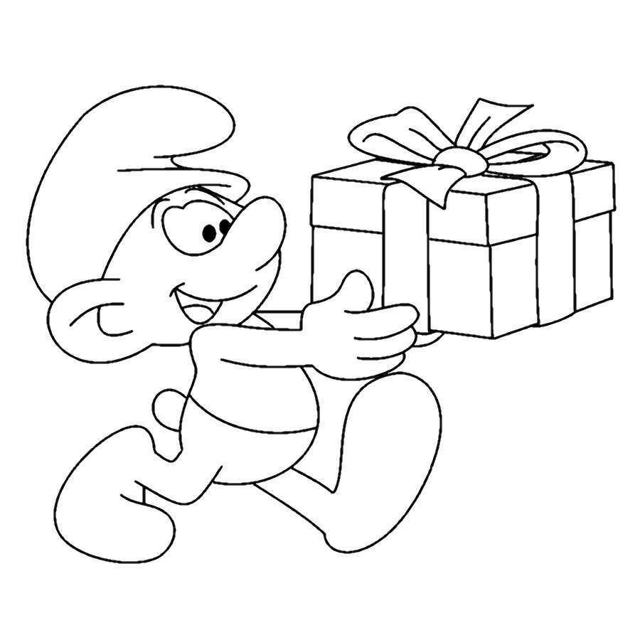 Uncoloured Pictures Of Cartoons Image Jokey Cartoon Uncoloredjpg Smurfs Fanon Wiki