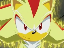 Super Shadow smiling