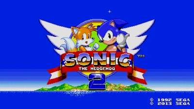 Sonic 2 Remastered Title Screen
