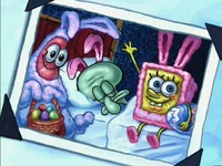 Picture Of Patrick, Squidward Sleeping, &amp; Spongebob On Easter