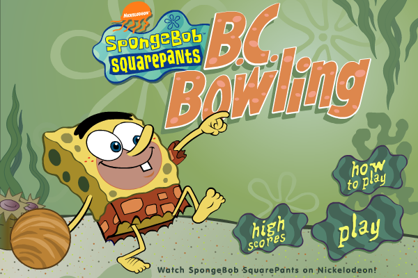 What are some SpongeBob SquarePants bowling games?