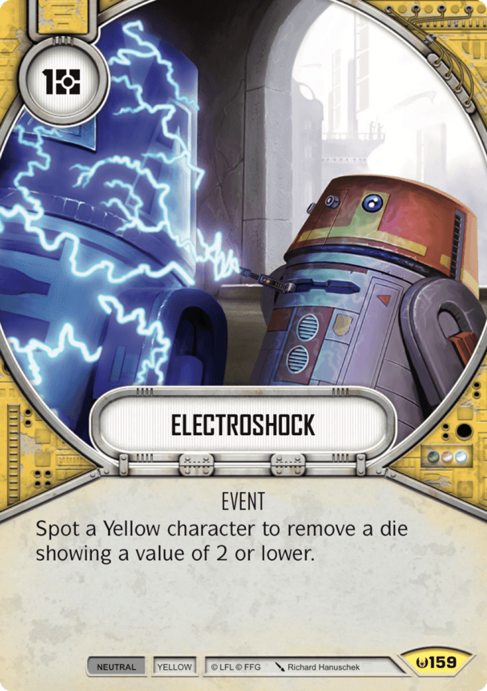 Image result for electroshock star wars destiny