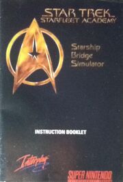 Starfleet Academy Starship Bridge Simulator (SNES book)
