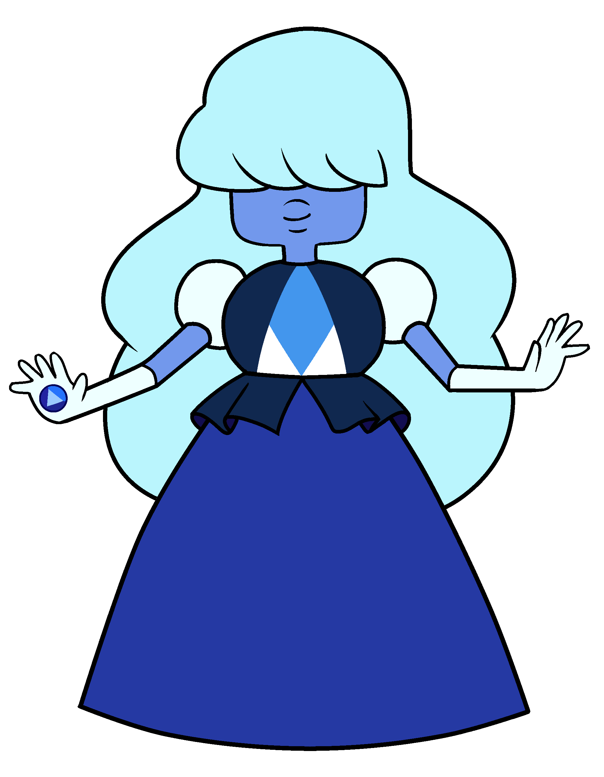 Homeworld Sapphire From SU -Reshaded- Minecraft Skin