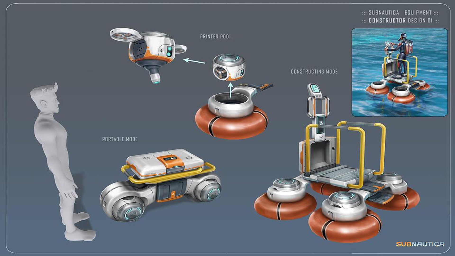 Subnautica переносной сборщик транспорта где найти чертеж