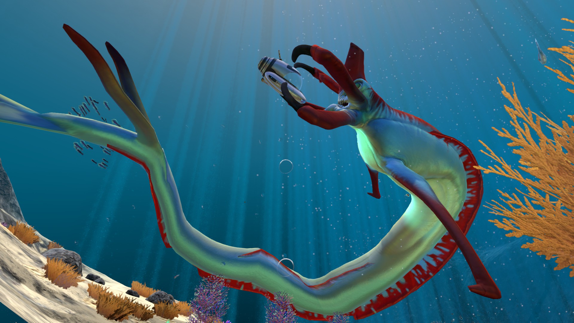 reaper leviathan subnautica size