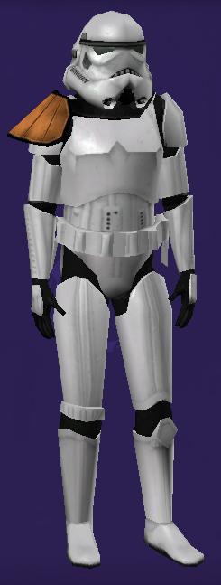 stormtrooper with orange shoulder