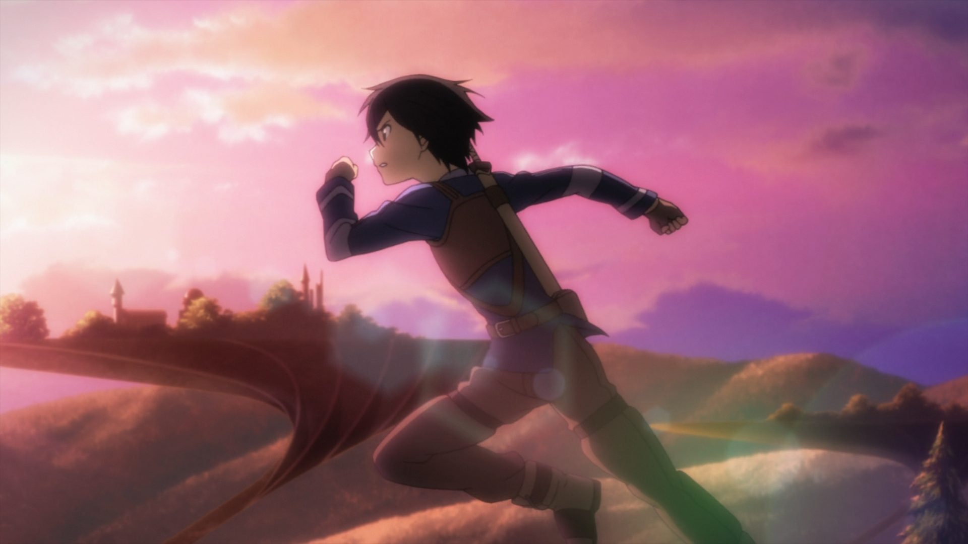 Image Kirito runs to the next town.png Sword Art Online Wiki