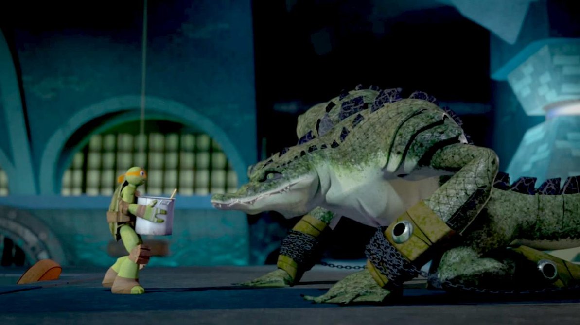 leatherhead turtles in time