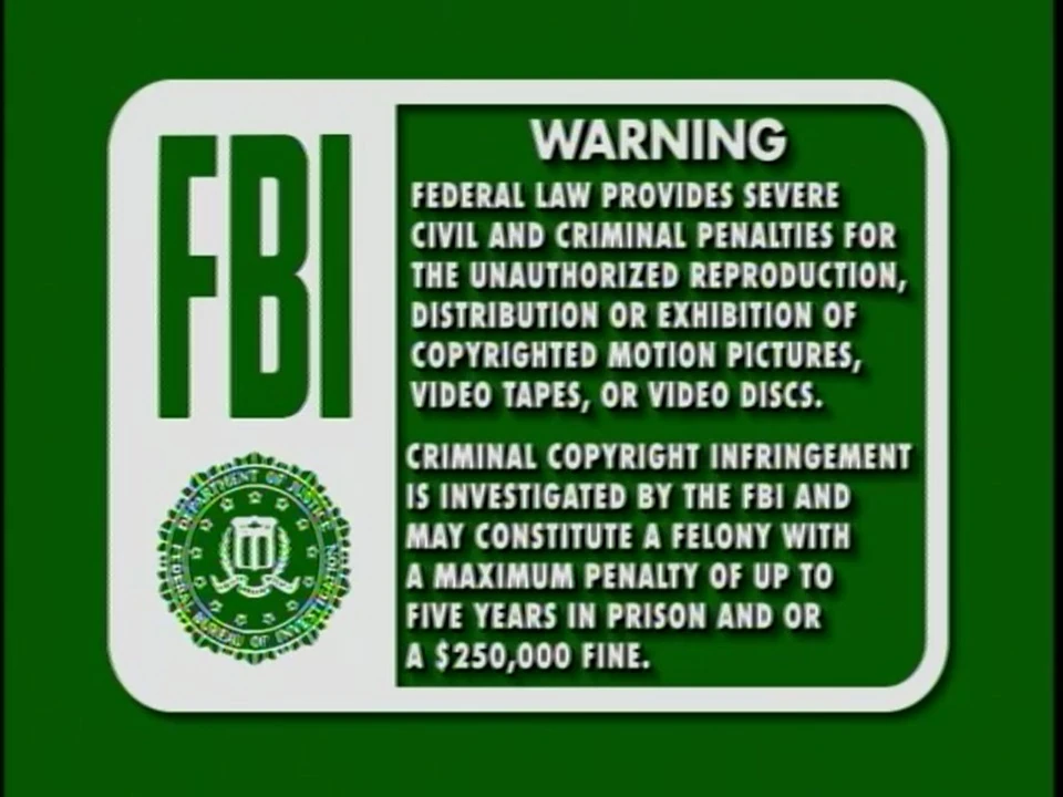 DiC Home Entertainment Warning The FBI Warning Screens Wiki FANDOM
