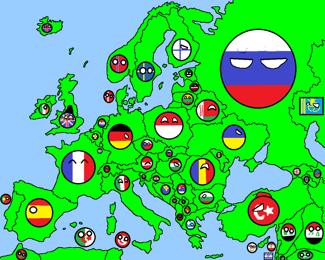 capitals of europe countryballs