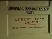 Strike Team HQ room
