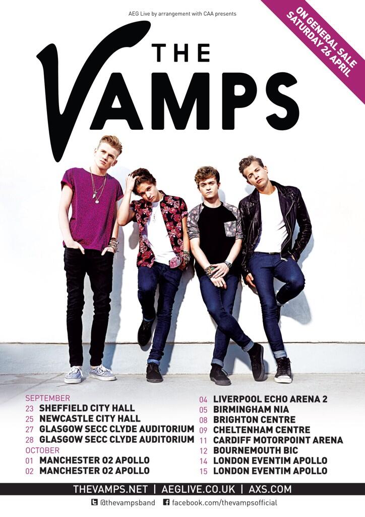 Meet The Vamps Tour The Vamps Wiki Fandom powered by Wikia
