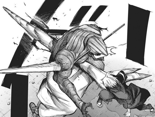 Image - Takizawa pierces Tatara with his kagune.png | Tokyo Ghoul Wiki