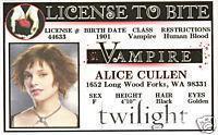 Alice cullen id card