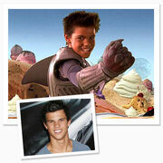 Tay as shark boy